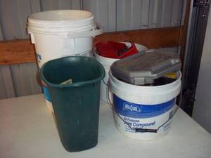 lot 201 image: Drill bits, light bulbs, Parts Organizers with hardware and more