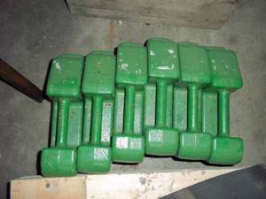 lot 220 image: Lot of (6) John Deere Riding Tractor Weights