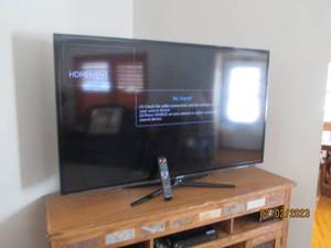 lot 138 image: 55 Flat screen Samsung TV model UN...