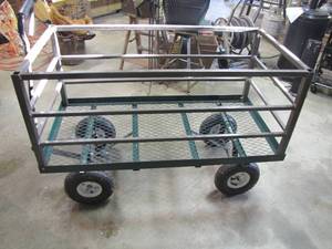 lot 80 image: Reinforced Lawn and Garden Cart