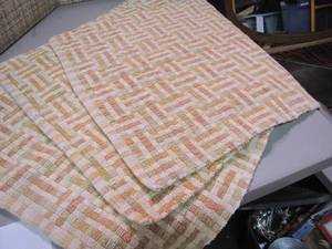 lot 244 image: (3) Beautifully made woven rugs