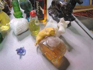 lot 246 image: Collection of assorted Vintage Avon bottles and decor