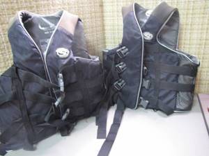 lot 247 image: Pair of adult XL life jackets for your Safety at the Lake