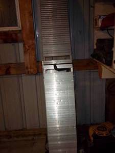 lot 300 image: Pair of sturdy folding Car Ramps. Perfect to keep in the back of the truck