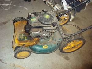 lot 297 image: Yardman Self propelled Mower, Parked in fall of 2021, not used in summer of 2022, stored inside.