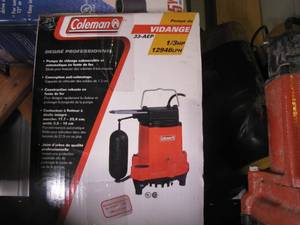 lot 325 image: New Coleman 33-AEP 13hp Sump Pump
