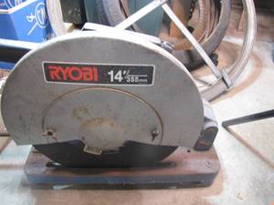 lot 345 image: Ryobi 14 Chop Saw untested