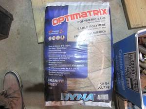 lot 349 image: (2) 50lb bags of granite gray Optimatrix Polymeric Sand