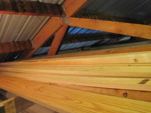 lot 404 image: Lot of (11) Wood 10 foot 10x2 slats