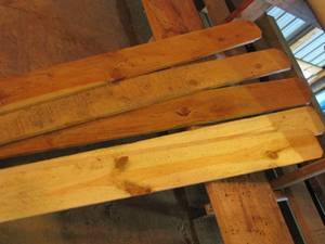 lot 406 image: (5) Wood 6 foot planks
