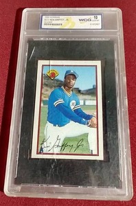 lot 13 image: GradedSlabbed 1989 Bowman Ken Griffey Jr. Rookie Card