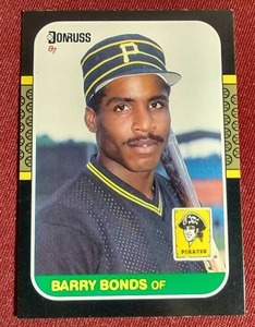 lot 26 image: 1987 Donruss Barry Bonds Rookie Card