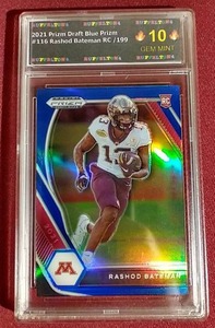 lot 27 image: Slabbed 2021 Prizm Rashad Bateman Rookie Card #d199