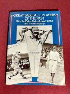 lot 33 image: Great Baseball Players of the Past Postcard Book - Published in 1978