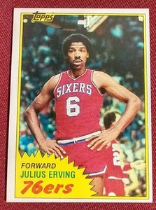 lot 35 image: 1981-82 Julius Erving Card