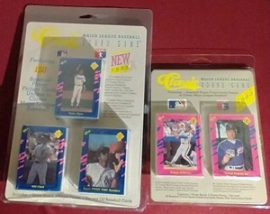 lot 39 image: (2) Sealed 1990 Classic Baseball Card Games - Regular & Travel