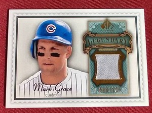 lot 40 image: Mark Grace Game-Used Jersey Card - #d125