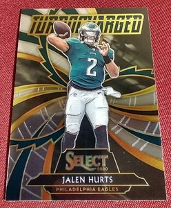 lot 52 image: 2020 Select Turbocharged Jalen Hurts Rookie Card