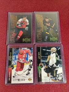 lot 63 image: (4) Hockey Insert Cards