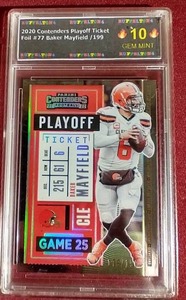 lot 91 image: Slabbed 2020 Baker Mayfield Card - #d199