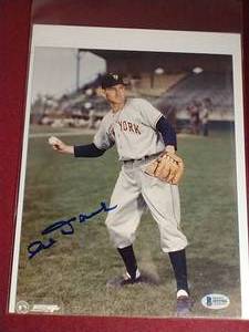 lot 93 image: Autographed Al Dark 8x10 Photo - WCOA