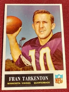lot 102 image: 1965 Fran Tarkenton Card