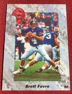 lot 107 image: 1991 Classic Brett Favre Rookie Card