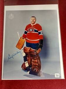 lot 109 image: Autographed 8x10 Gump Worsley Photo - WCOA