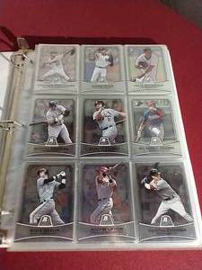 lot 123 image: LOADED 2010 Bowman Platinum Complete Set - Trout Pre-Rookie  Many Other Rookies