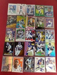 lot 125 image: (25) Cris Carter Cards