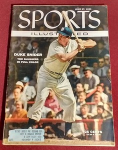 lot 126 image: 1955 Sports Illustrated - Duke Snider Cover