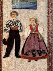 lot 72 image: Vintage Norwegian Bell Pole