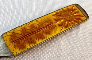 lot 78 image: Vintage Anton Michelsen Denmark Sterling Silver and Enamel 1967 Christmas Spoon
