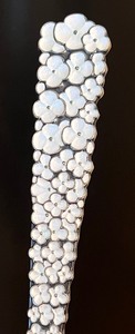 lot 79 image: Vintage Anton Michelsen Denmark Sterling Silver and Enamel 1956 Christmas Spoon