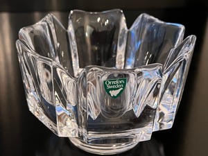 lot 82 image: Orrefors Crystal Bowl