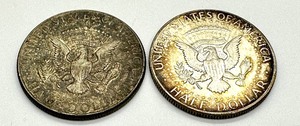 lot 103 image: (2) 1964 Kennedy Half Dollar Coins