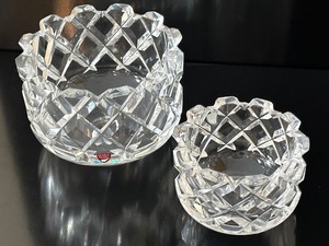 lot 88 image: Two Beautiful Orrefors Crystal Bowls
