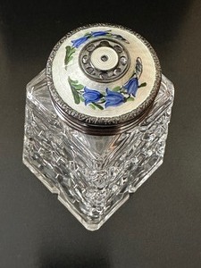 lot 120 image: Vintage Norwegian Sterling Silver Guilloche Top Shaker
