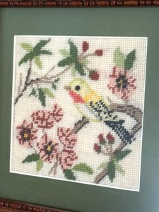 lot 128 image: Three Pieces of Vintage Decorative Needlepoint Items