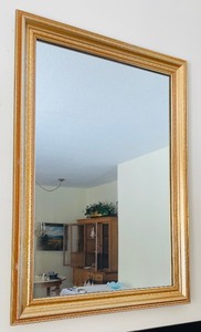 lot 178 image: Gilded Golden Wall Mirror
