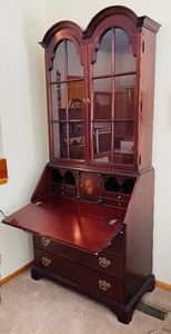 lot 180 image: Vintage Secretary Cabinet by Hickory Chair Company