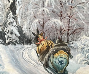 lot 184 image: Original Oil on Board Framed Art by R.V.K. Rosenvinge