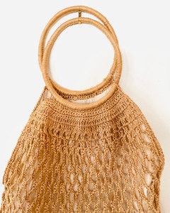 lot 269 image: Vintage Knit Handbag made in the Peoples Republic of China