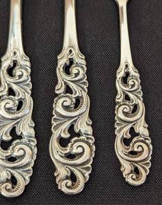 lot 294 image: Brodrene Mylius Norwegian Sterling Silver 830S Serving Utensils