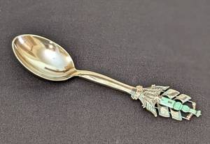 lot 307 image: Anton Michelsen Sterling Silver 1930 Christmas Spoon