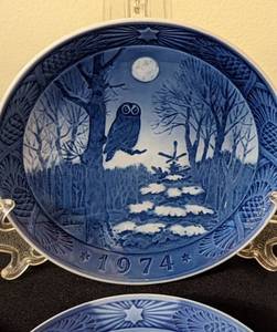 lot 247 image: Royal Copenhagen Christmas Plates