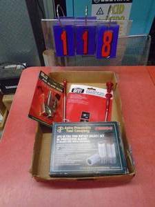 Flat of tools. As shown.