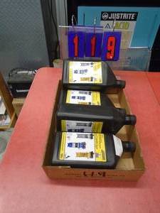 Flat of 4 quarts air compressor oil. As shown.