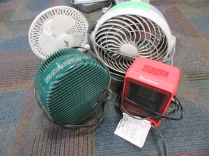 lot 156 image: PERSONAL FANS AND HEATERS