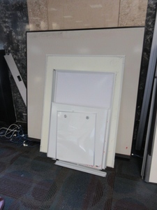 lot 280 image: ASSORTED BRAND AND SIZE WHITE BOARDS